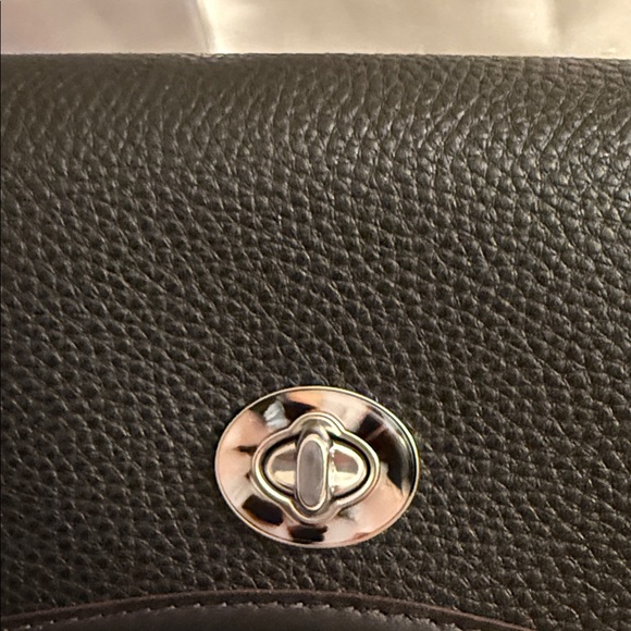 🖤Coach NWT Coachtopia Wavy Dinky Black  Women's Bag with Multi‎ Color strap - Picture 9 of 10